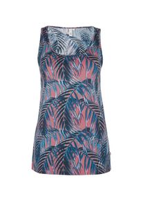 Q/S Designed By, Damen Tanktop, Blau / Türkis / Pastellrot