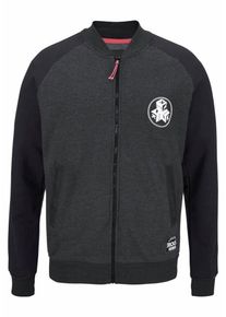 Kangaroos, Herren Sweatjacke, Schwarz / Schwarzmeliert