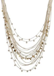 J. JAYZ, Damen Kette '139-224', Beige / Gold