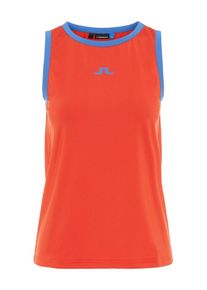 J. Lindeberg J.Lindeberg, Damen Tanktop 'Ally', Royalblau / Orangerot