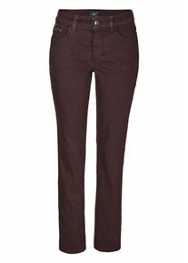 MAC, Damen 5-Pocket-Jeans, Bordeaux