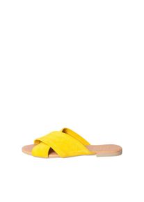 Pieces, Damen Sandalen, Gelb