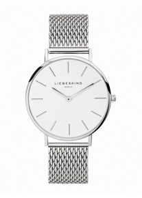Liebeskind Berlin, Damen Quarzuhr 'LT-0153-MQ', Silber / Wei&szlig;