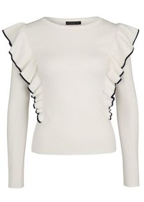 Apart, Damen Pullover, Creme / Navy