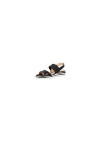Caprice, Damen Sandalen, Schwarz
