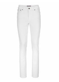 Heine, Damen Bodyform-Bauchweg-Jeans mit Coolmax-Funktion, Wei&szlig;