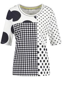 Gerry Weber, Damen T-Shirt, Schwarz / Weiß