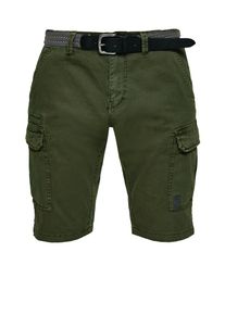 s.Oliver RED LABEL, Herren Bermuda, Dunkelgrün