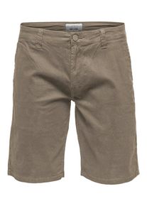 Only & Sons Only & Sons, Herren Shorts, Taupe