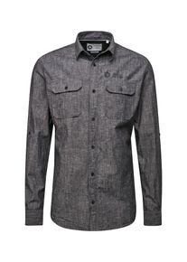 Jack & Jones JACK & JONES, Herren Hemd, Schwarzmeliert