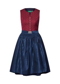 Country Line, Damen Dirndl, Navy / Weinrot
