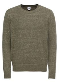 GAP, Herren Pullover 'SH CTTN CREW', Oliv