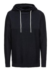 Jack & Jones JACK & JONES, Herren Pullover 'JORERIS KNIT HOOD', Dunkelblau