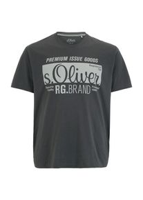 s.Oliver RED LABEL, Herren Shirt, Grau / Anthrazit