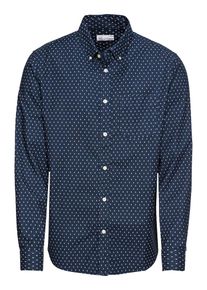 GAP, Herren Hemd 'V-FALL 18 OXFORD', Dunkelblau