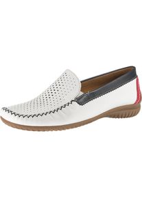 Gabor, Damen Komfort-Slipper, Rot / Schwarz / Wei&szlig;