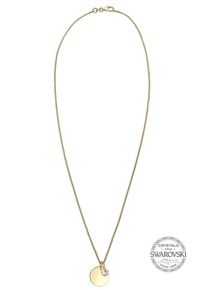 Elli, Damen Halskette 'Geburtsstein', Gold / Weiß