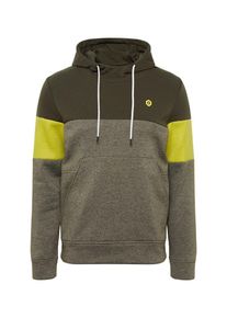 Jack & Jones JACK & JONES, Herren Sweatshirt 'JCOMART SWEAT HOOD', Gelb / Dunkelgr&uuml;n
