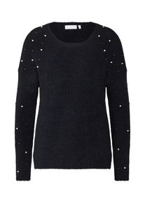 Rich & Royal Rich & Royal, Damen Pullover 'Crew Neck With Pearls', Dunkelblau