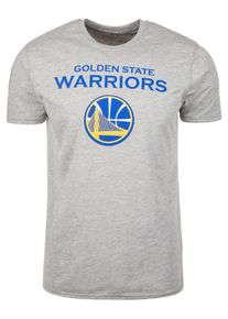 New Era, Herren 'NBA Golden State Warriors' Logo T-Shirt, Grau