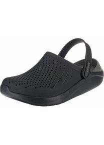 Crocs, Damen Clogs 'LiteRide Clog Blk/SGy', Schwarz