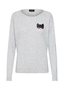 Kookai, Damen Pullover, Hellgrau / Graumeliert