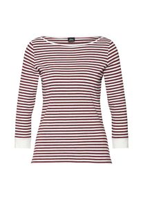 s.Oliver BLACK LABEL, Damen Shirt, Merlot / Wei&szlig;