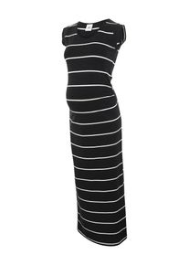 MAMALICIOUS, Damen Kleid 'MLALLY', Dunkelgrau / Weiß