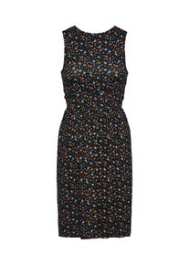 Noisy may, Damen Kleid, Orangerot / Schwarz