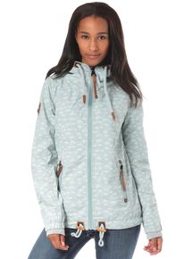 Naketano, Damen Jacke, Hellblau / Braun / Weiß