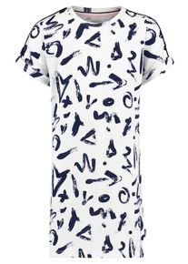 Noppies, Mädchen Kleid 'Reading', Dunkelblau / Weiß
