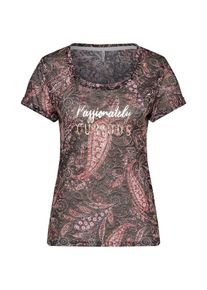 Only, Damen T-Shirt 'onlRILLA', Braun / Melone