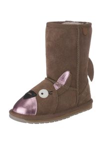 Emu AUSTRALIA, M&auml;dchen Winterstiefel 'KANGA', Brokat / Ros&eacute; / Schwarz / Wei&szlig;