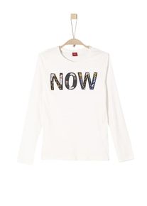 s.Oliver Junior, M&auml;dchen Shirt, Wei&szlig;