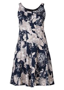 sheego Style, Damen Kleid, Blau