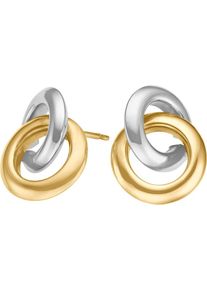 Christ, Damen Ohrstecker, Gold / Silber