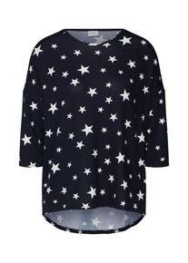 Jacqueline de Yong, Damen Shirt, Nachtblau / Wei&szlig;