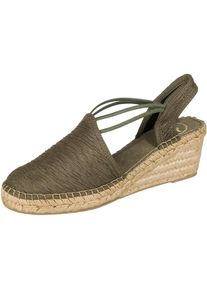 Toni Pons, Damen Keilsandaletten, Hellbeige / Khaki