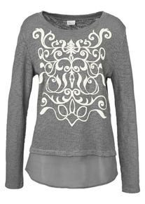 Aniston, Damen Pullover, Grau
