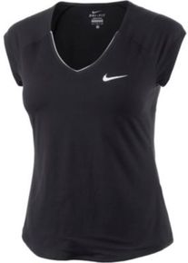 Nike, Damen Pure Top Funktionsshirt, Schwarz / Wei&szlig;