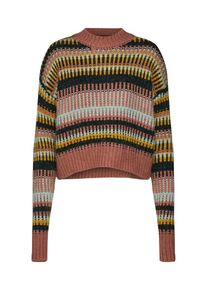 Review, Damen Pullover 'GRAPHIC CHUNKY', Mischfarben / Rot