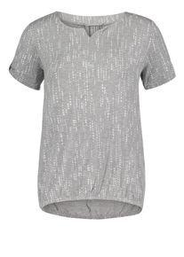 BETTY & CO Betty & Co, Damen Casual-Shirt, Grau / Wei&szlig;