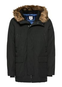 GAP, Herren Parka 'TB SNORKEL FUR', Schwarz