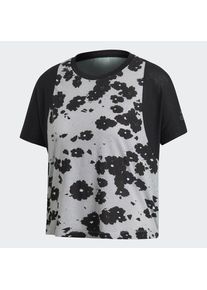 adidas Performance, Damen T-Shirt, Mint / Schwarz / Weiß