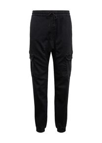 Jack & Jones JACK & JONES, Herren Cargohose 'ZACK ONIX JJ 137 50SPS LTD', Black Denim