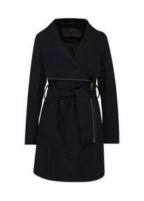 Mbym, Damen Asymmetrischer Mantel 'Mika', Navy
