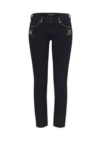 7 For All Mankind, Damen Boyfriend Jeans 'ROXANNE', Schwarz