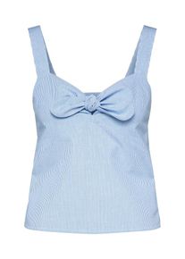 EDITED, Damen Top 'Karen', Blau / Wei&szlig;