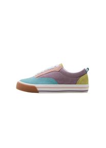 Mango Kids, Turnschuh 'Crew', Hellblau / Gelb / Lila / Altrosa