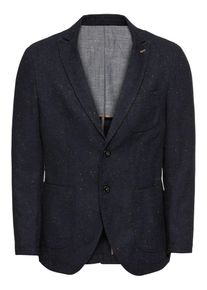 Jack & Jones JACK & JONES, Herren Sakko 'JPRBALE HERRINGBONE BLAZER', Navy / Orange